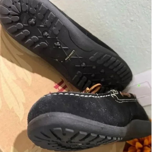 Black suede mocasin shoes - Picture 4 of 7